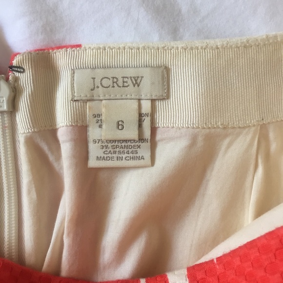 J.Crew Apple Print Mini Skirt, size 6 - Picture 3 of 3